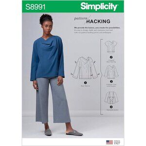 Simplicity S8991 Misses Tops & Jacket Sewing Pattern XXS-XXL